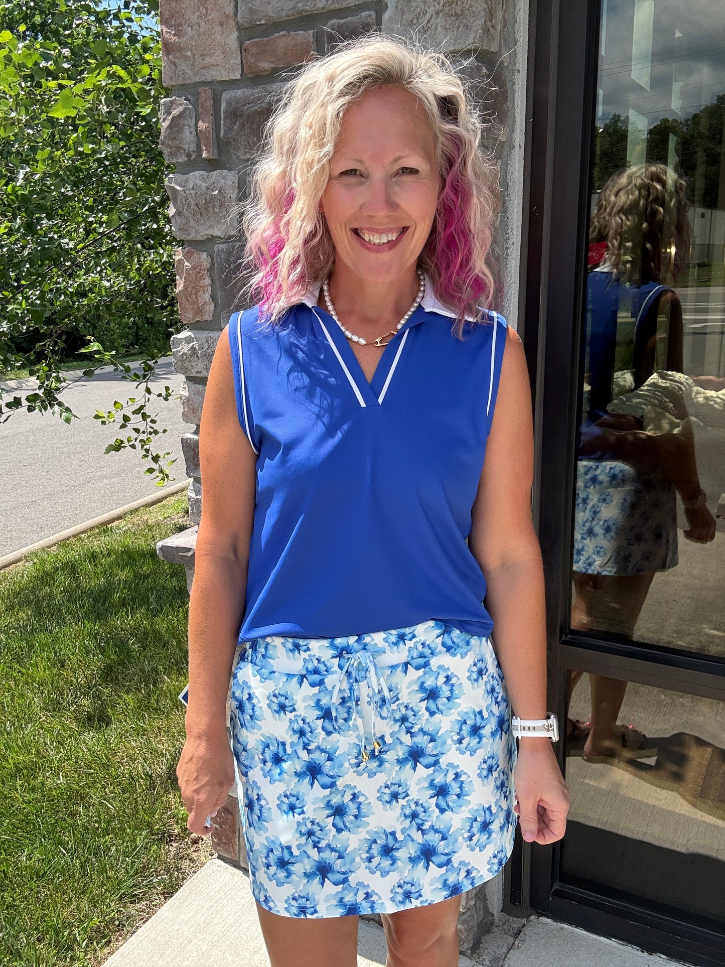 Royal Blue Polo Tank