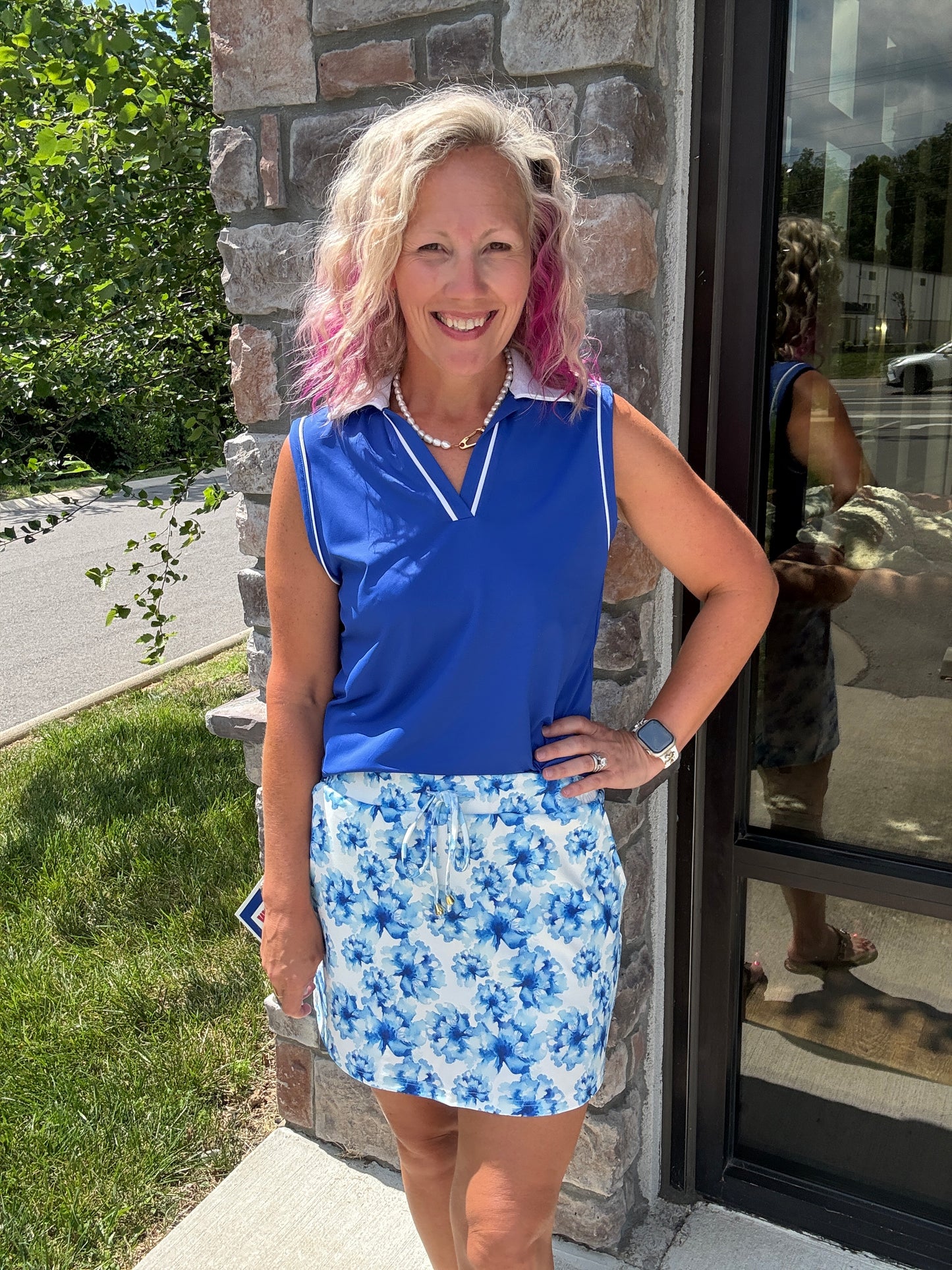 Royal Blue Polo Tank