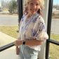 Petal Parade Top- Blue