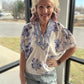 Petal Parade Top- Blue