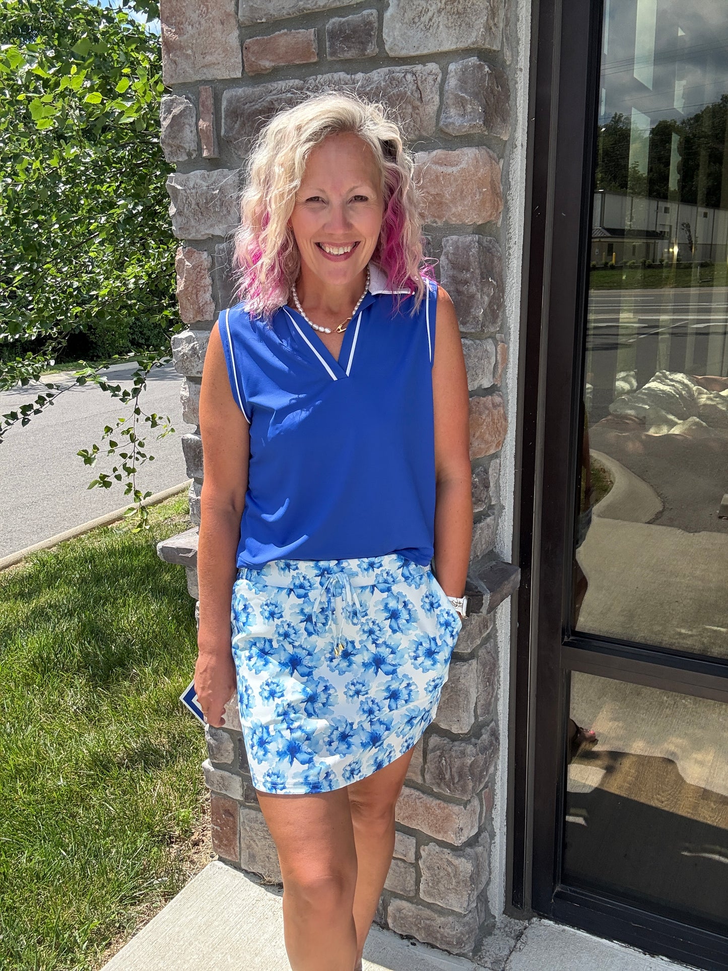 Royal Blue Polo Tank