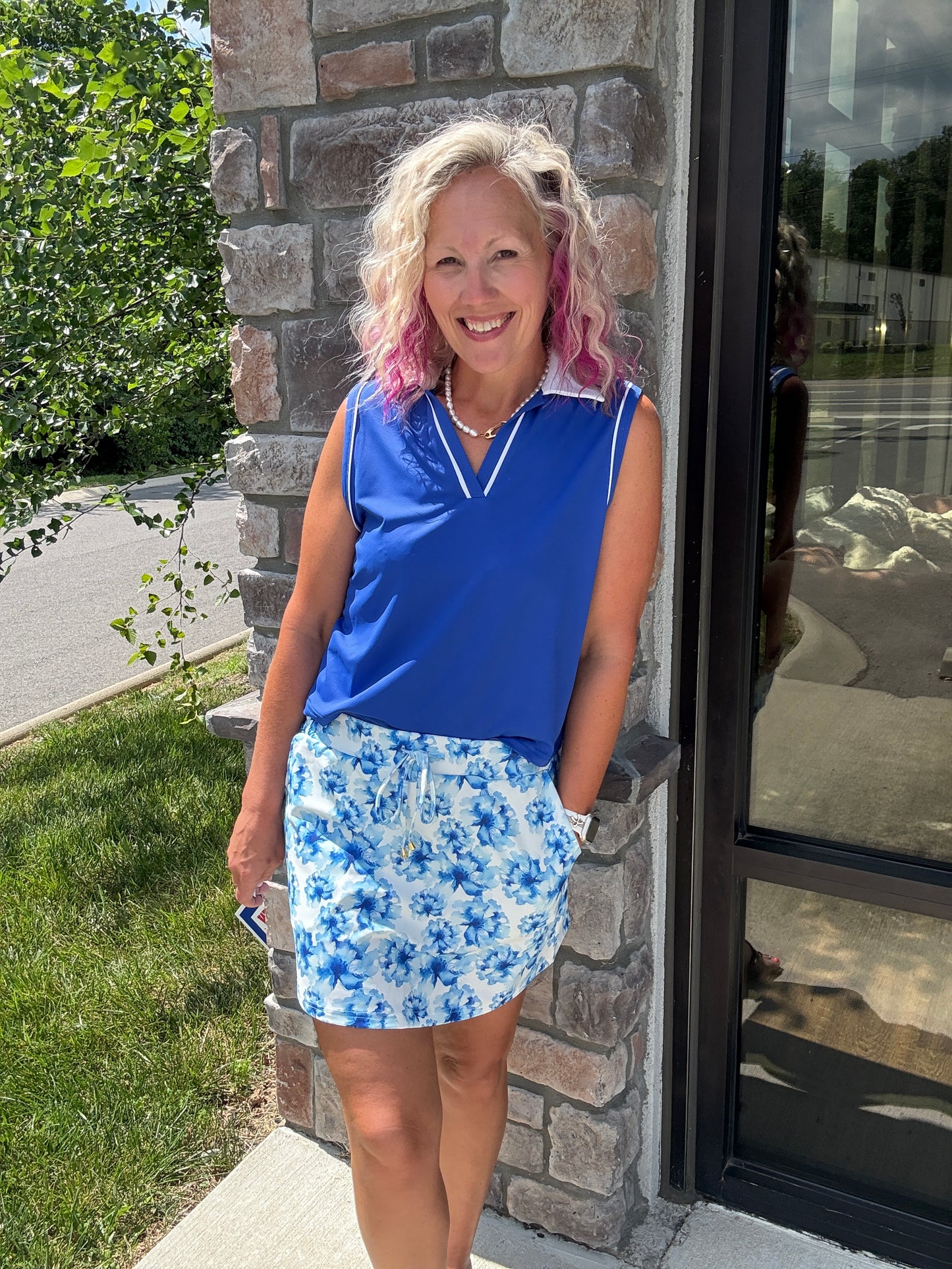 Royal Blue Polo Tank