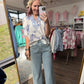 Petal Parade Top- Blue