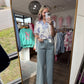 Petal Parade Top- Blue