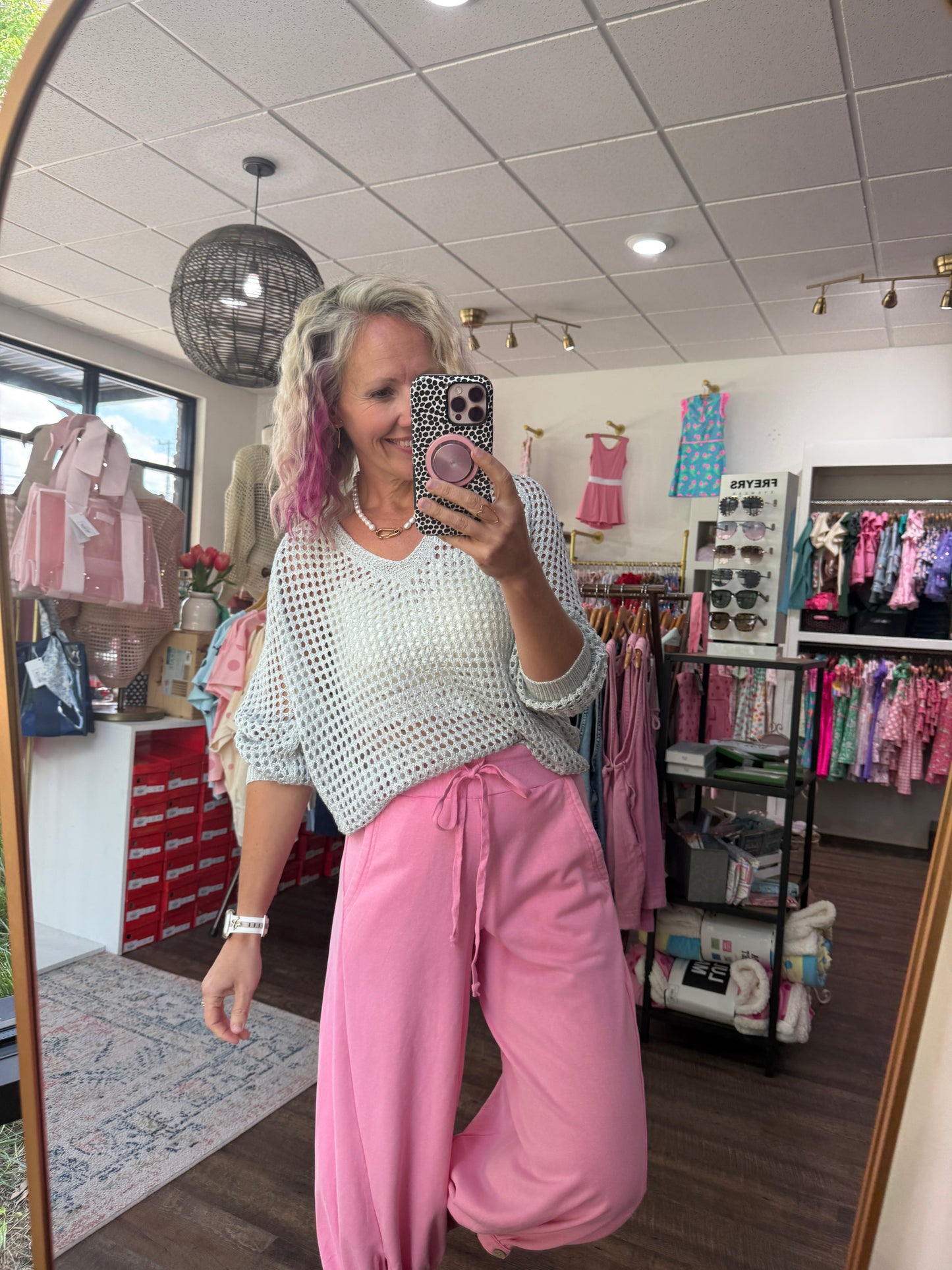 Cloudline Bubble Joggers-Pink