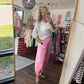 Cloudline Bubble Joggers-Pink