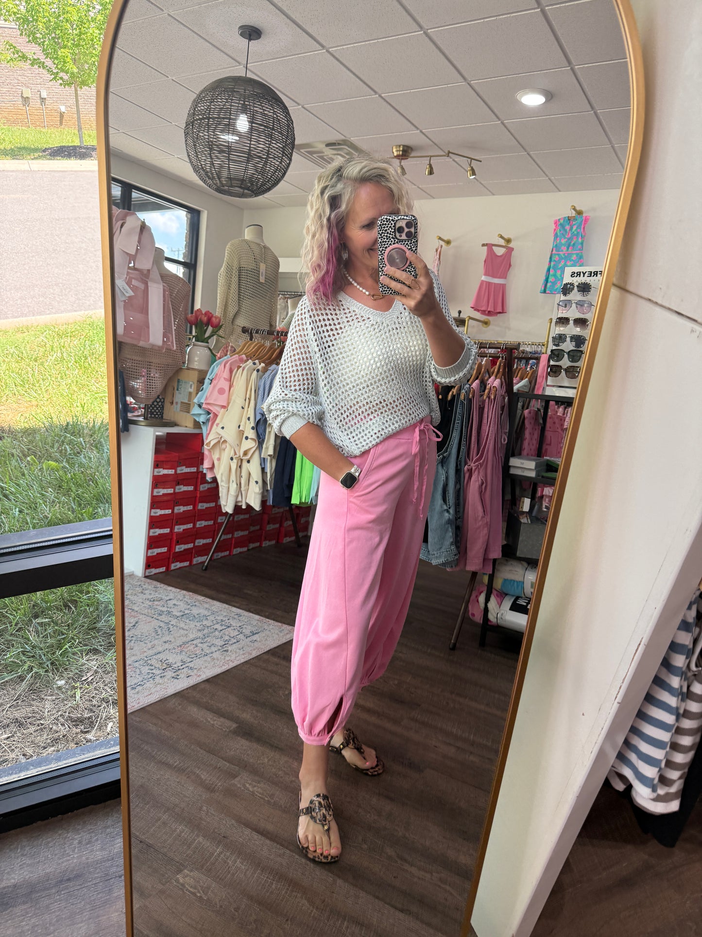 Cloudline Bubble Joggers-Pink
