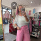 Cloudline Bubble Joggers-Pink