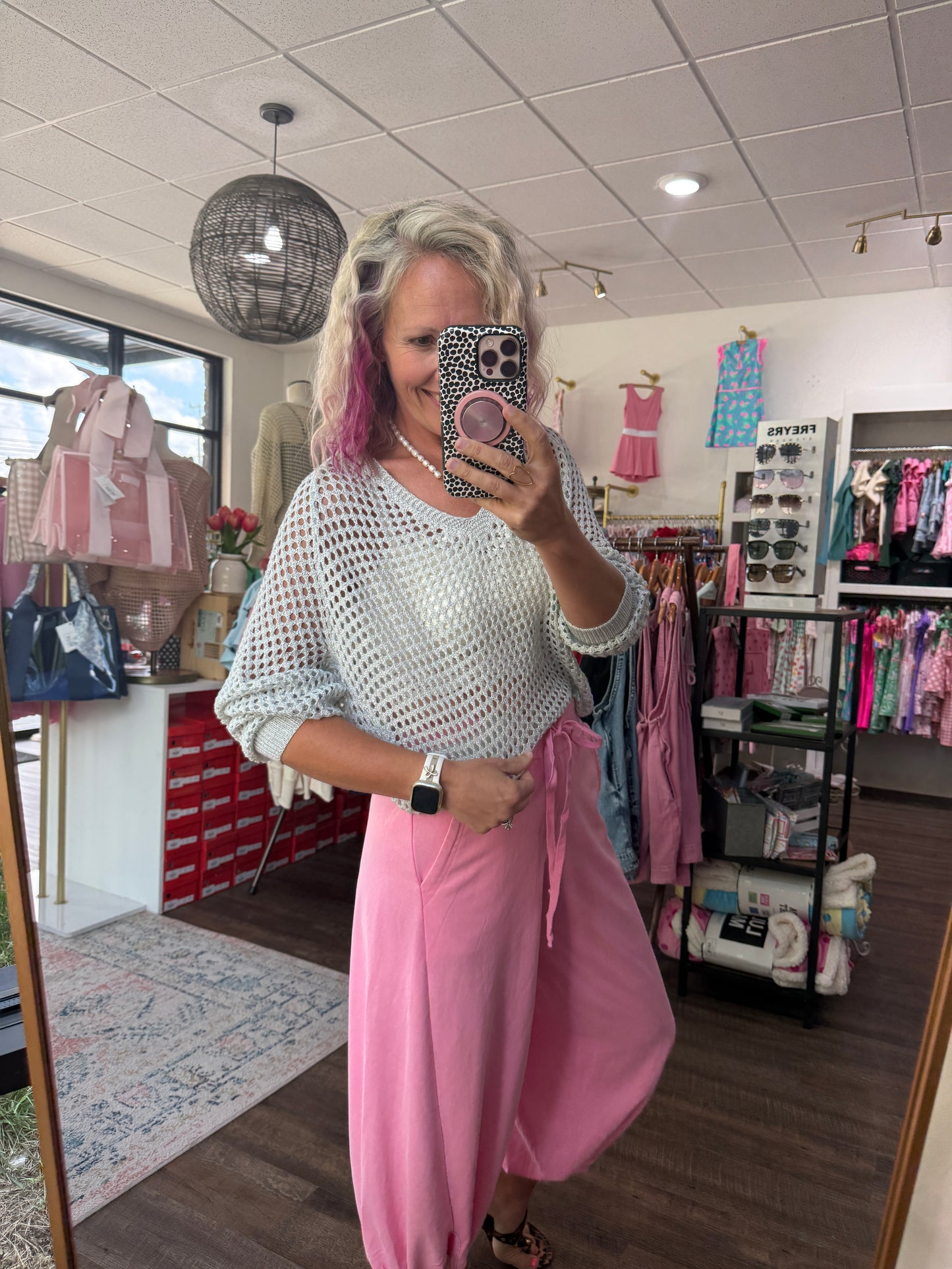 Cloudline Bubble Joggers-Pink