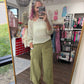 Boardwalk Gauze Pants- Green