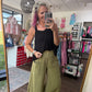 Boardwalk Gauze Pants- Green