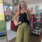 Boardwalk Gauze Pants- Green