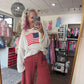 Boardwalk Gauze Pants- Brick