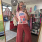 Boardwalk Gauze Pants- Brick