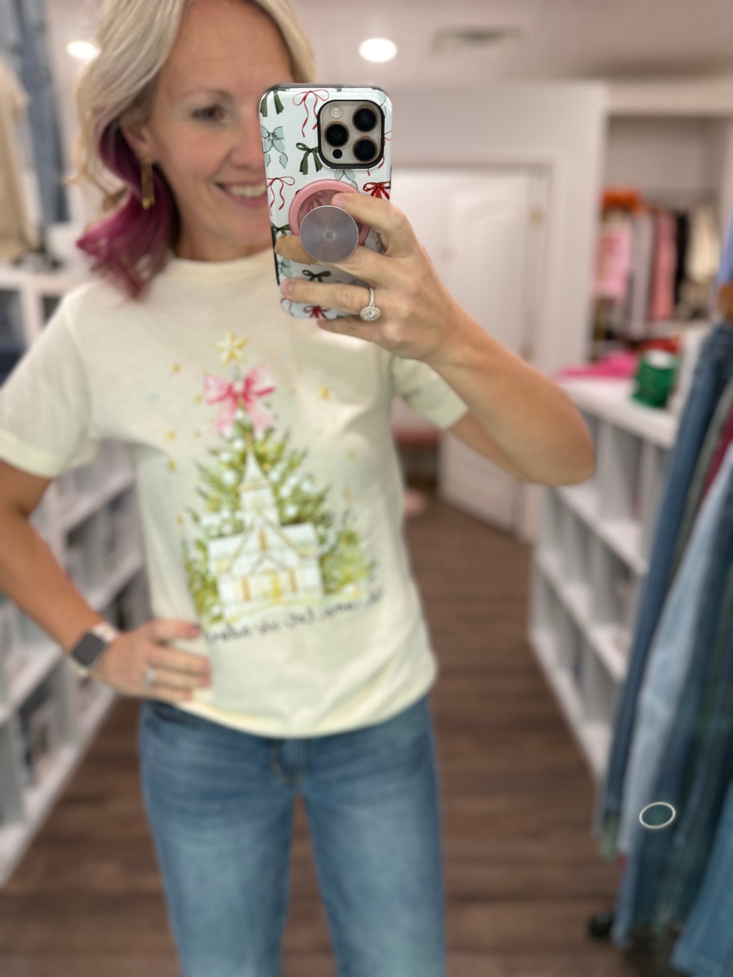 Oh, Come Let Us Adore Him Tee