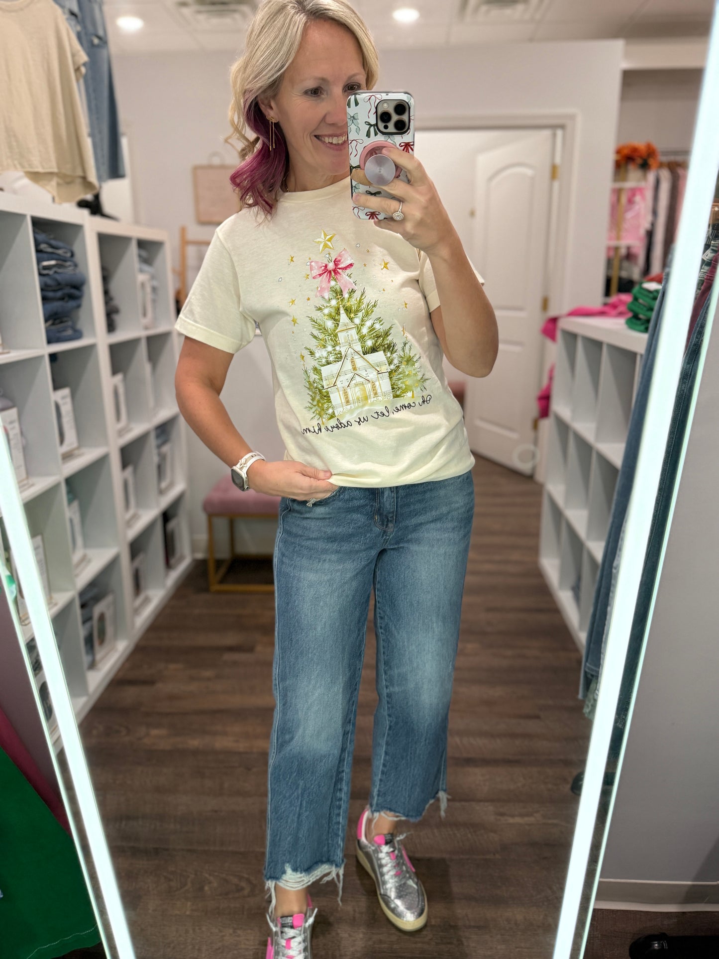 Oh, Come Let Us Adore Him Tee