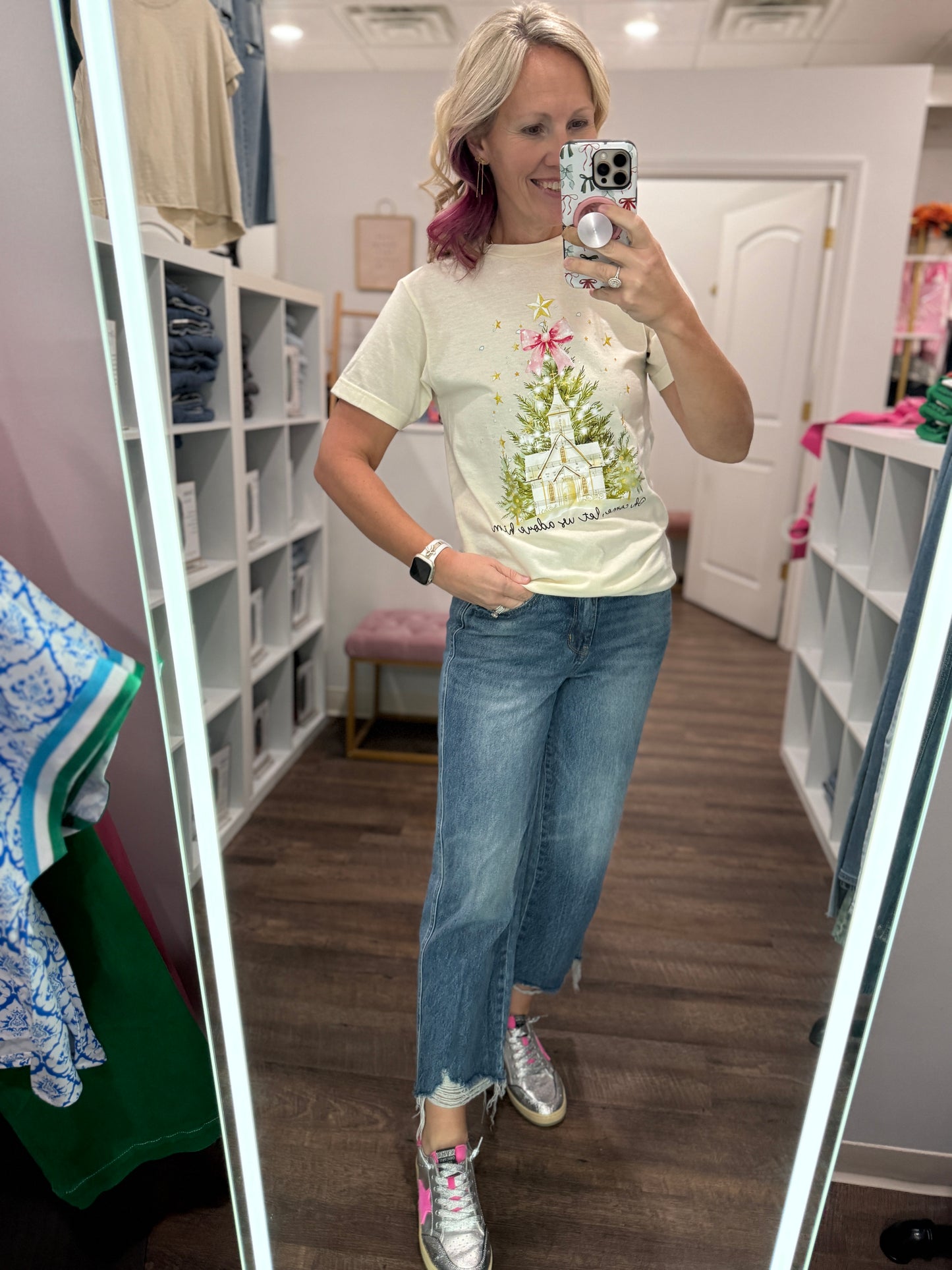 Oh, Come Let Us Adore Him Tee