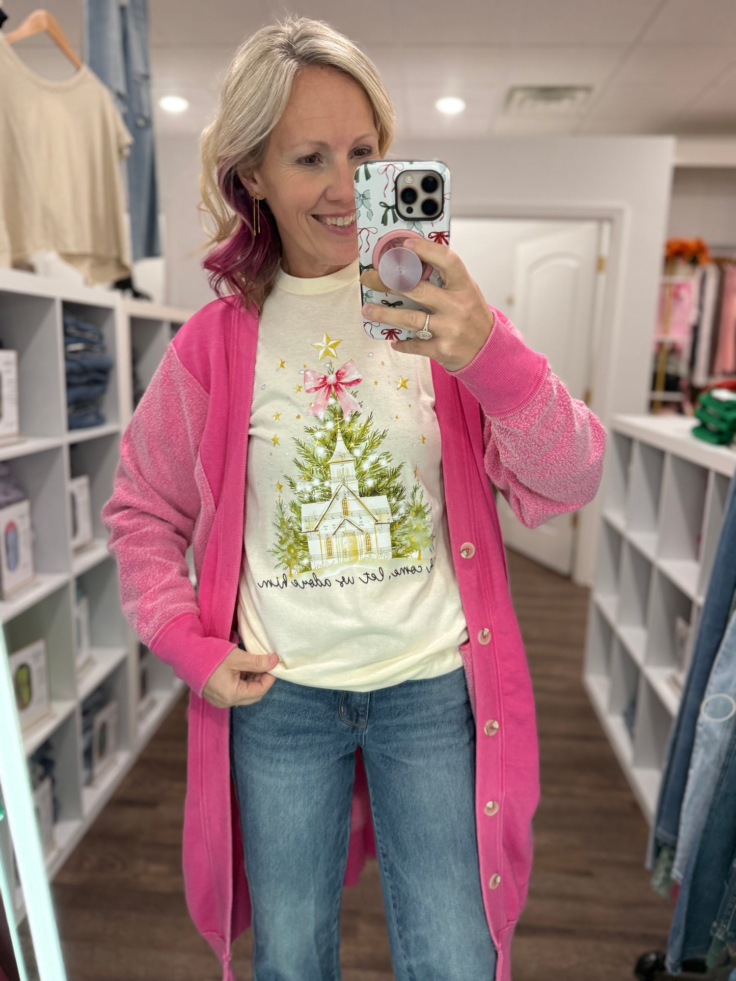 Oh, Come Let Us Adore Him Tee