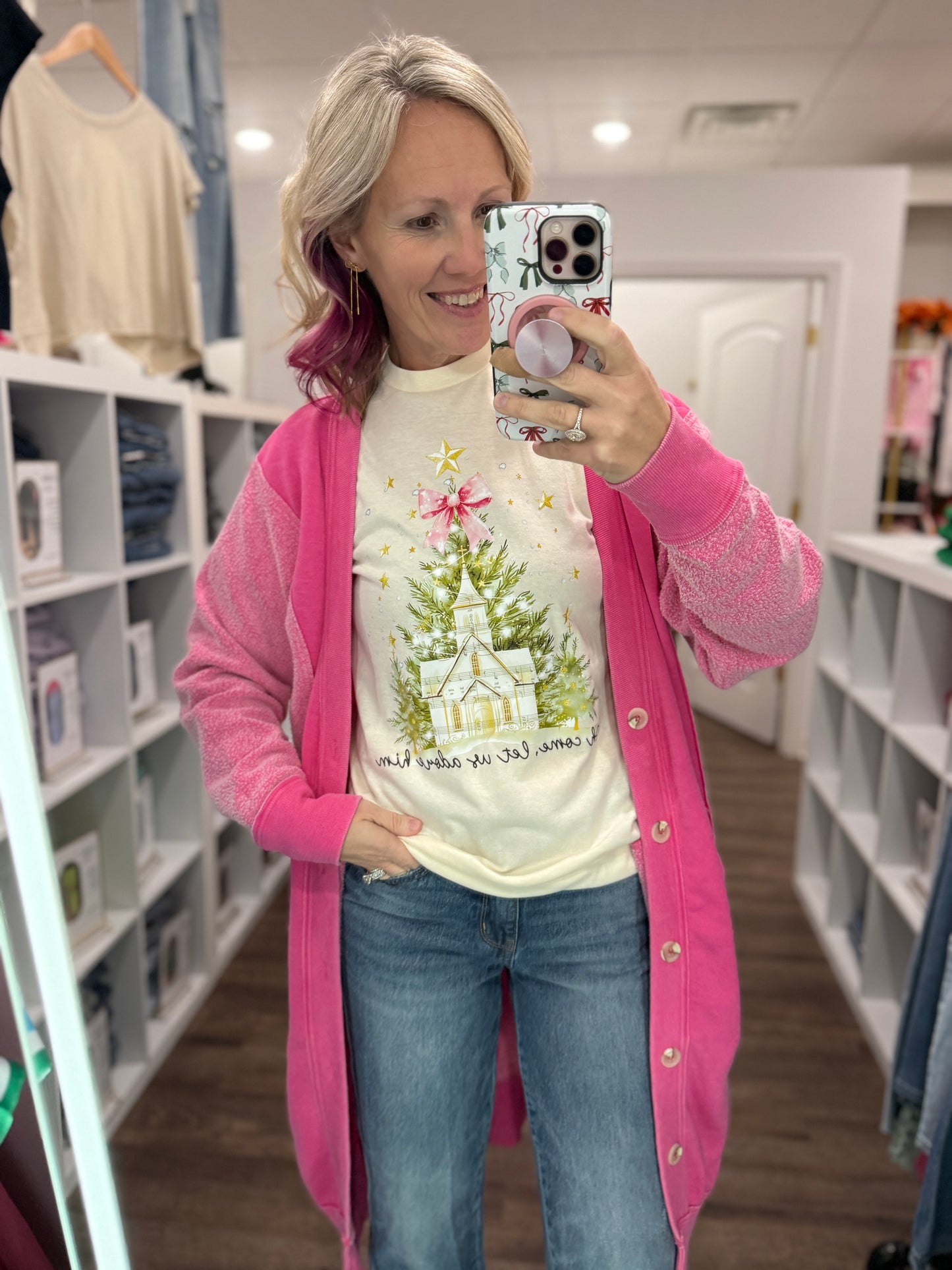 Oh, Come Let Us Adore Him Tee