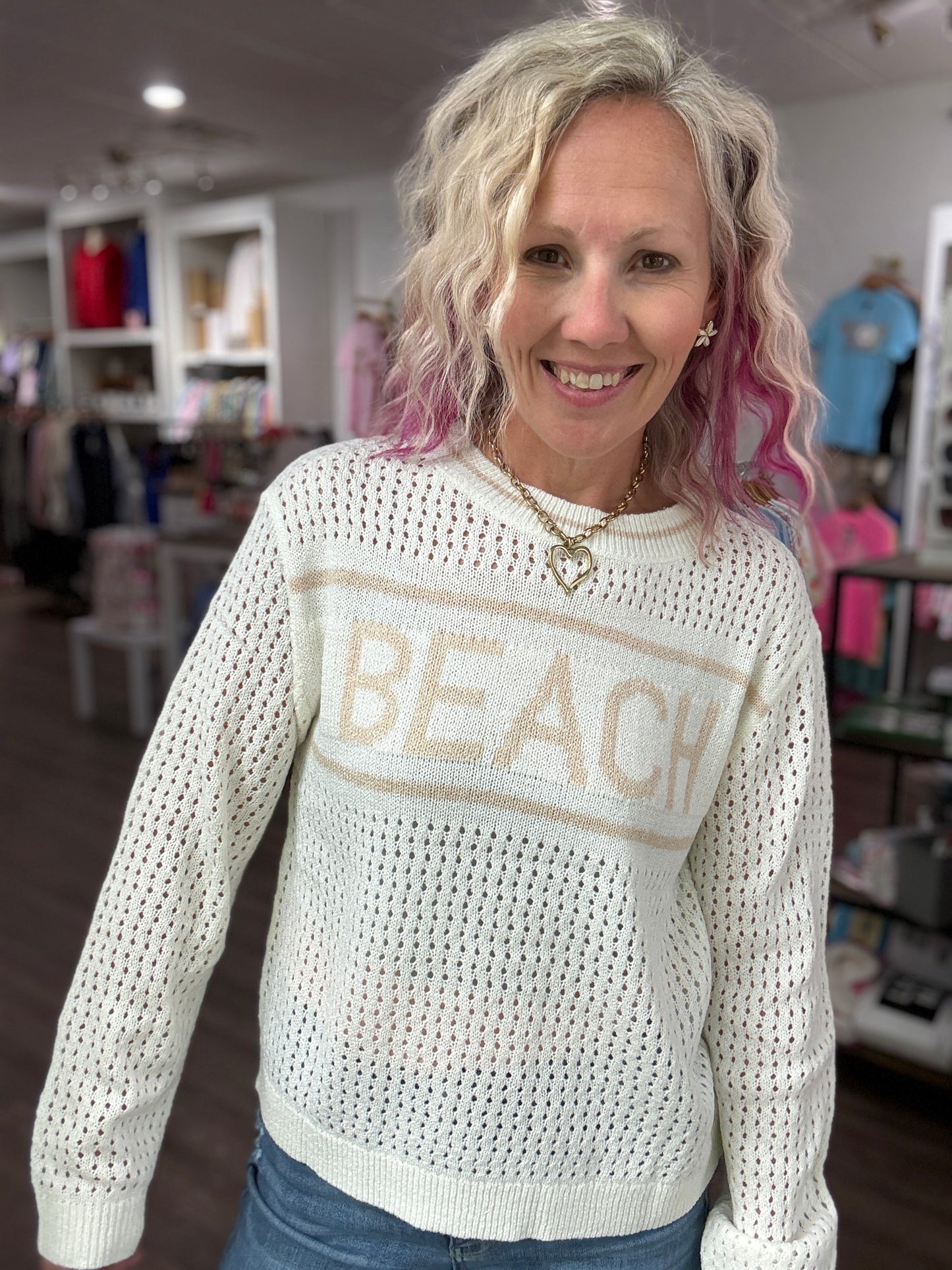 Sandy Toes Sweater