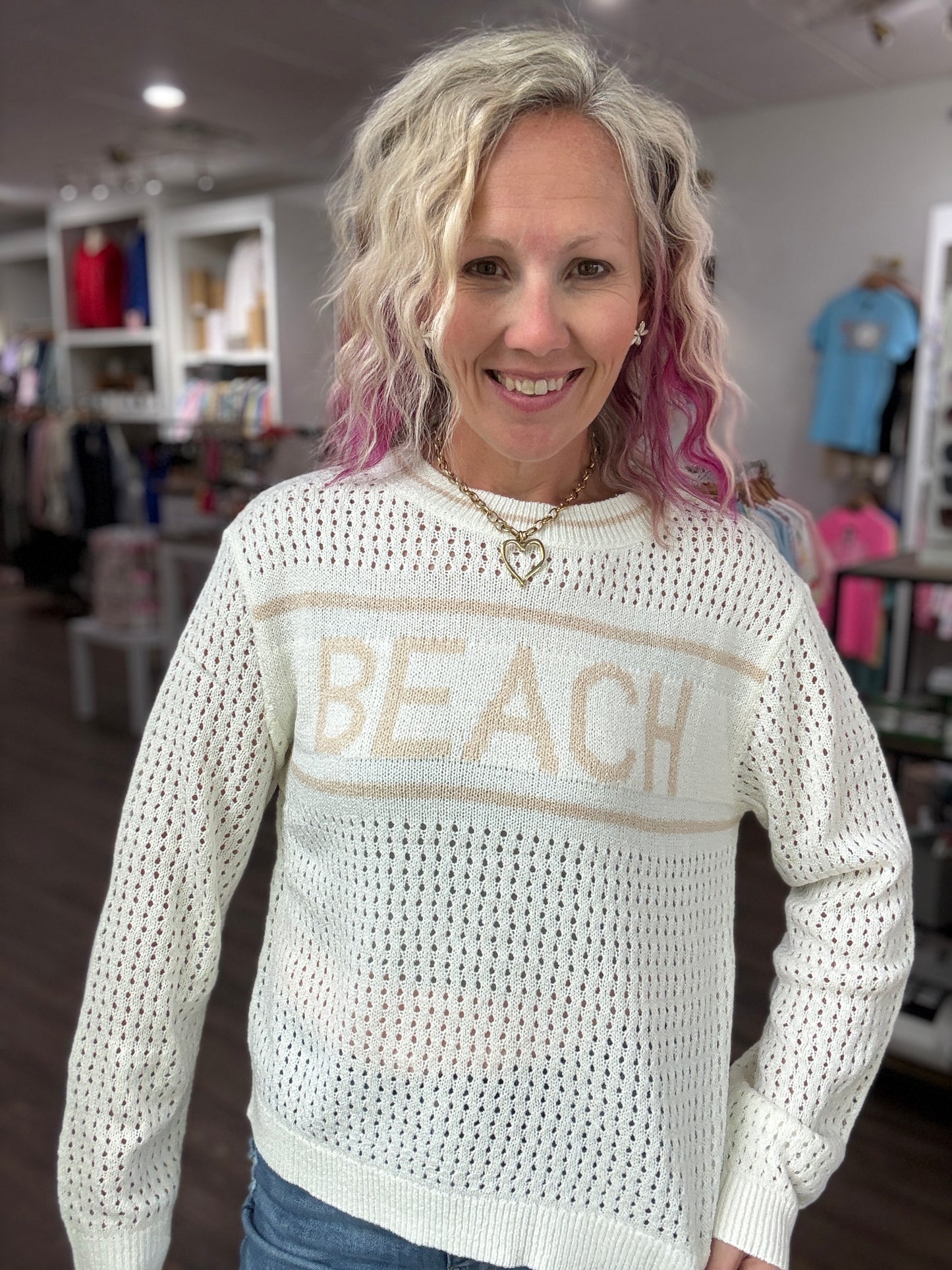 Sandy Toes Sweater
