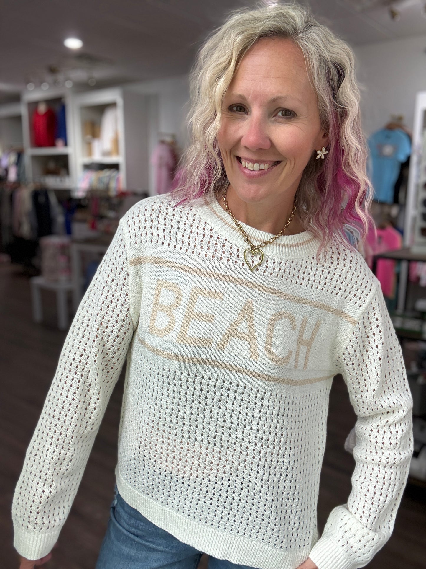 Sandy Toes Sweater