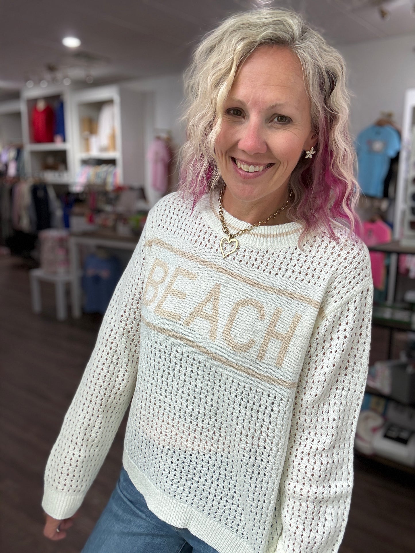 Sandy Toes Sweater