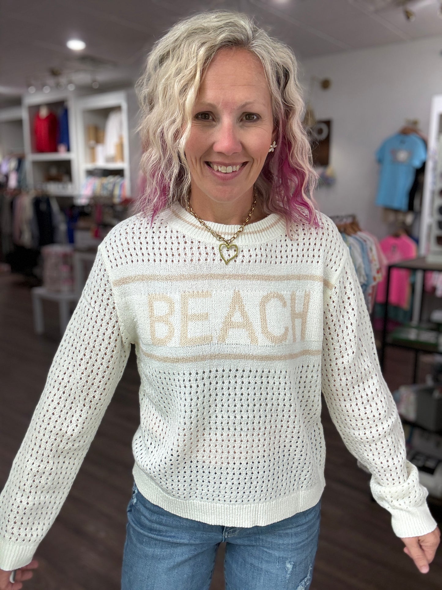 Sandy Toes Sweater