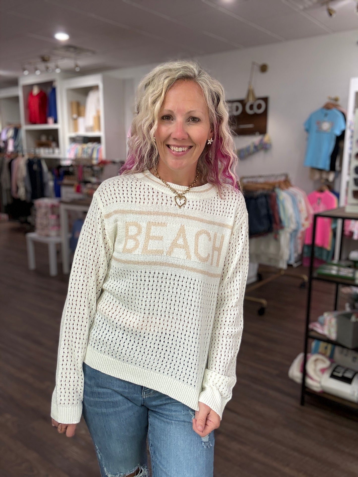 Sandy Toes Sweater