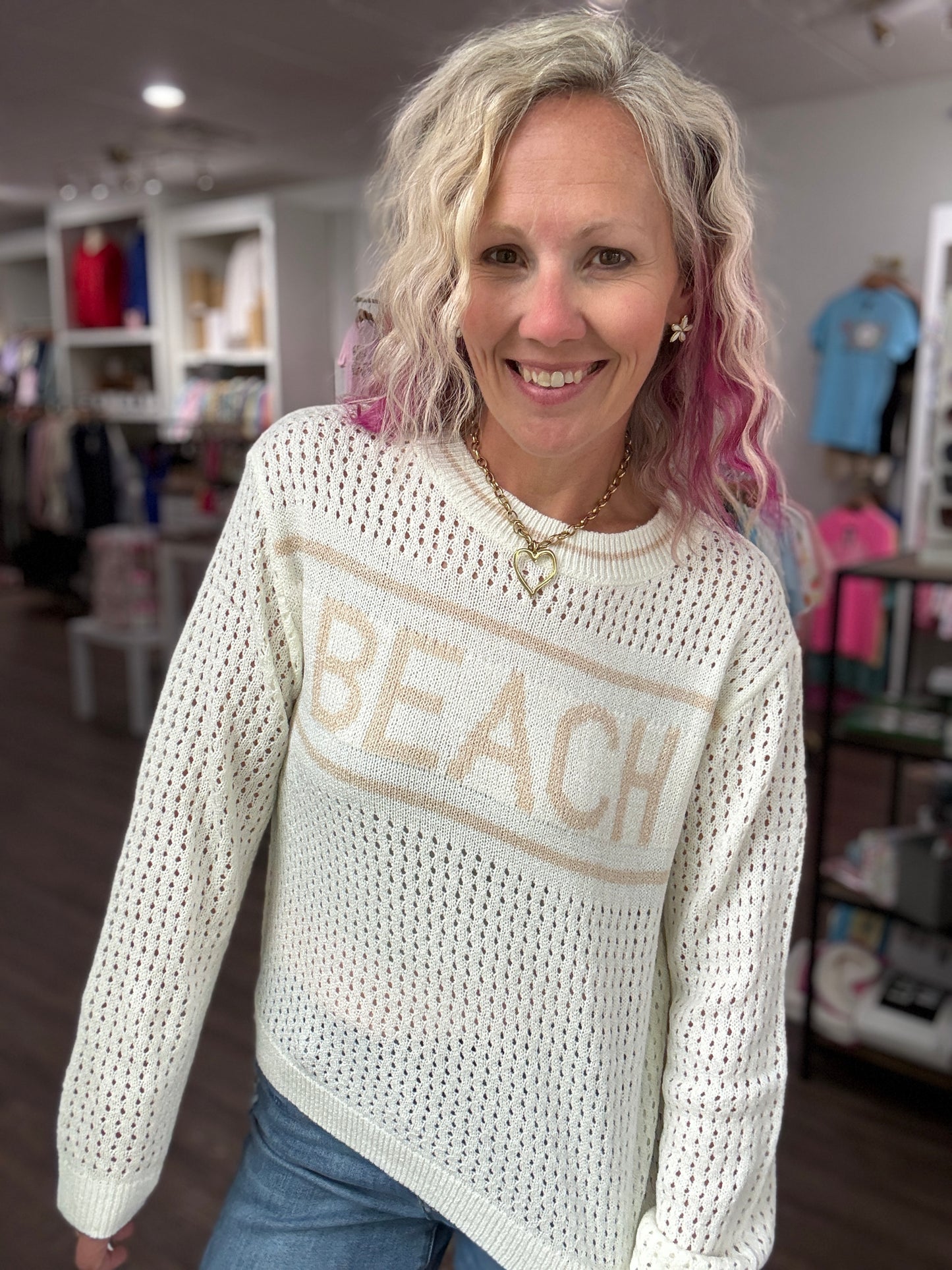 Sandy Toes Sweater