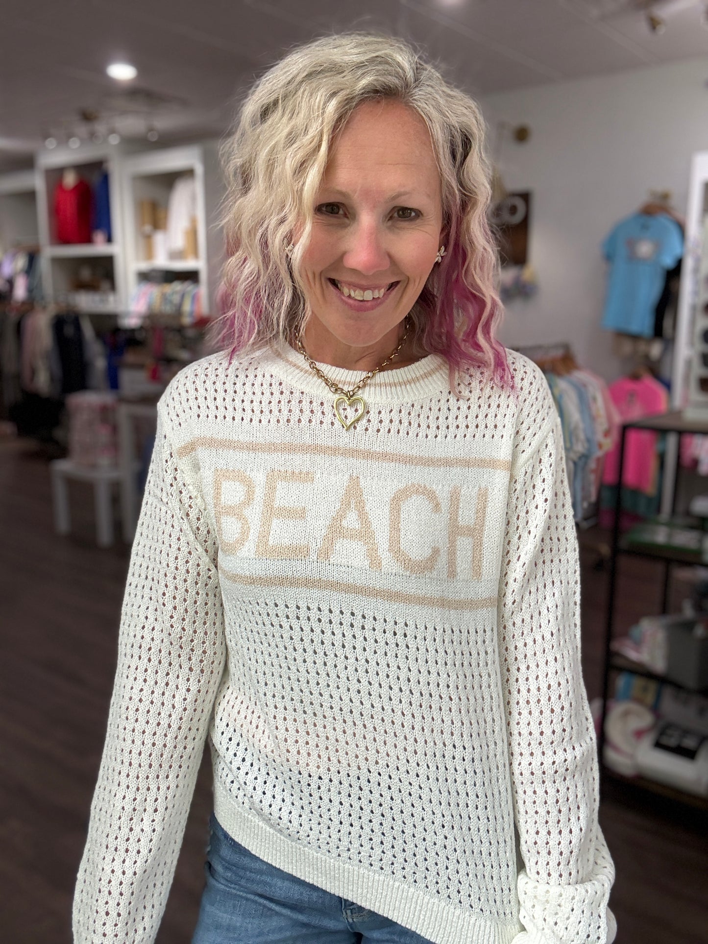 Sandy Toes Sweater