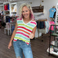 Chasing Rainbows Crochet Top