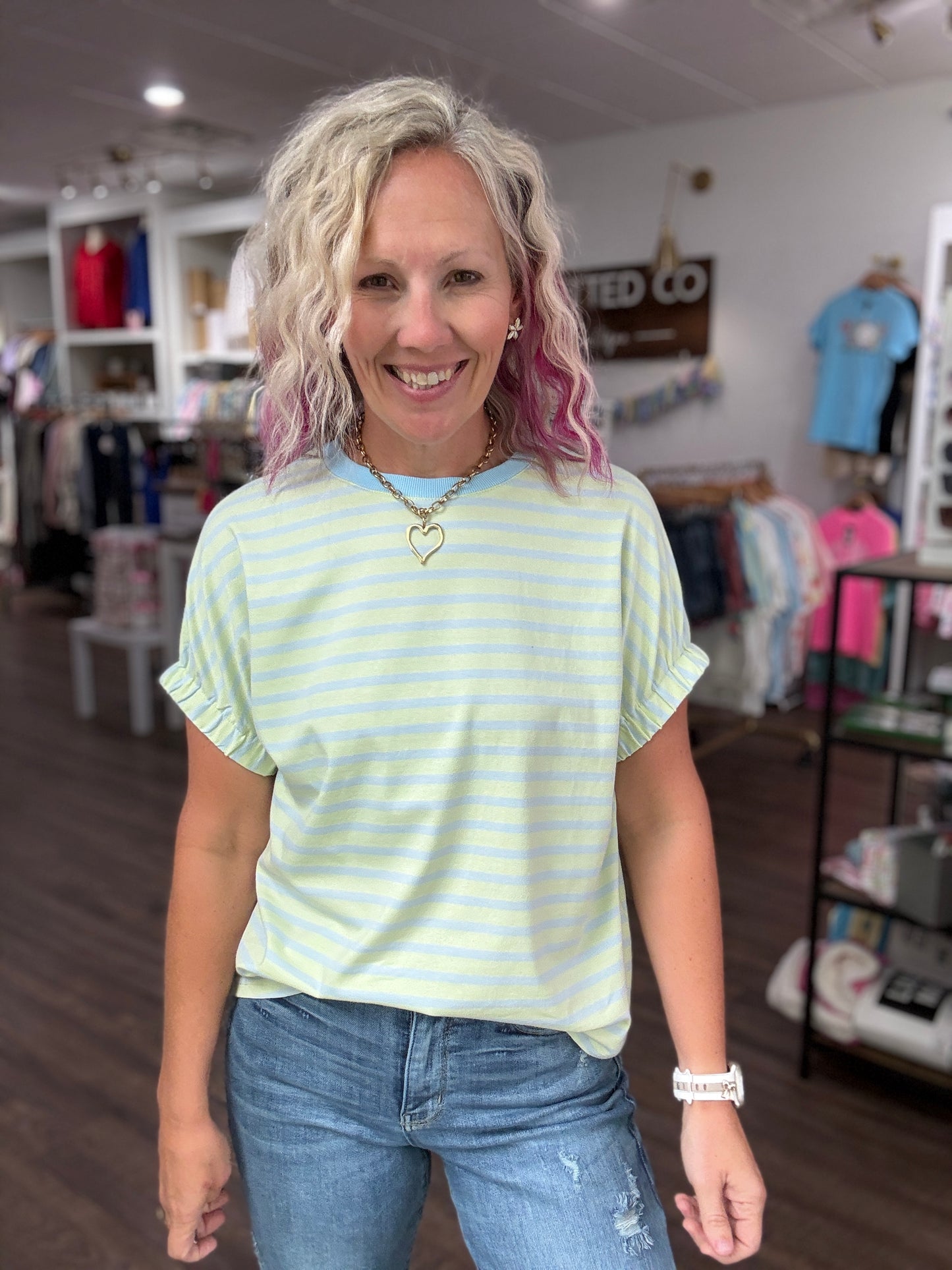 Lime Light Lane Top