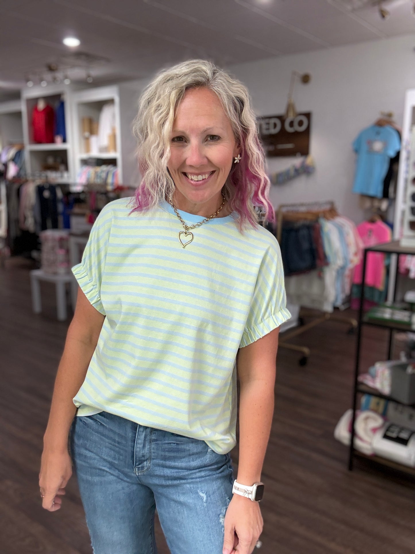 Lime Light Lane Top