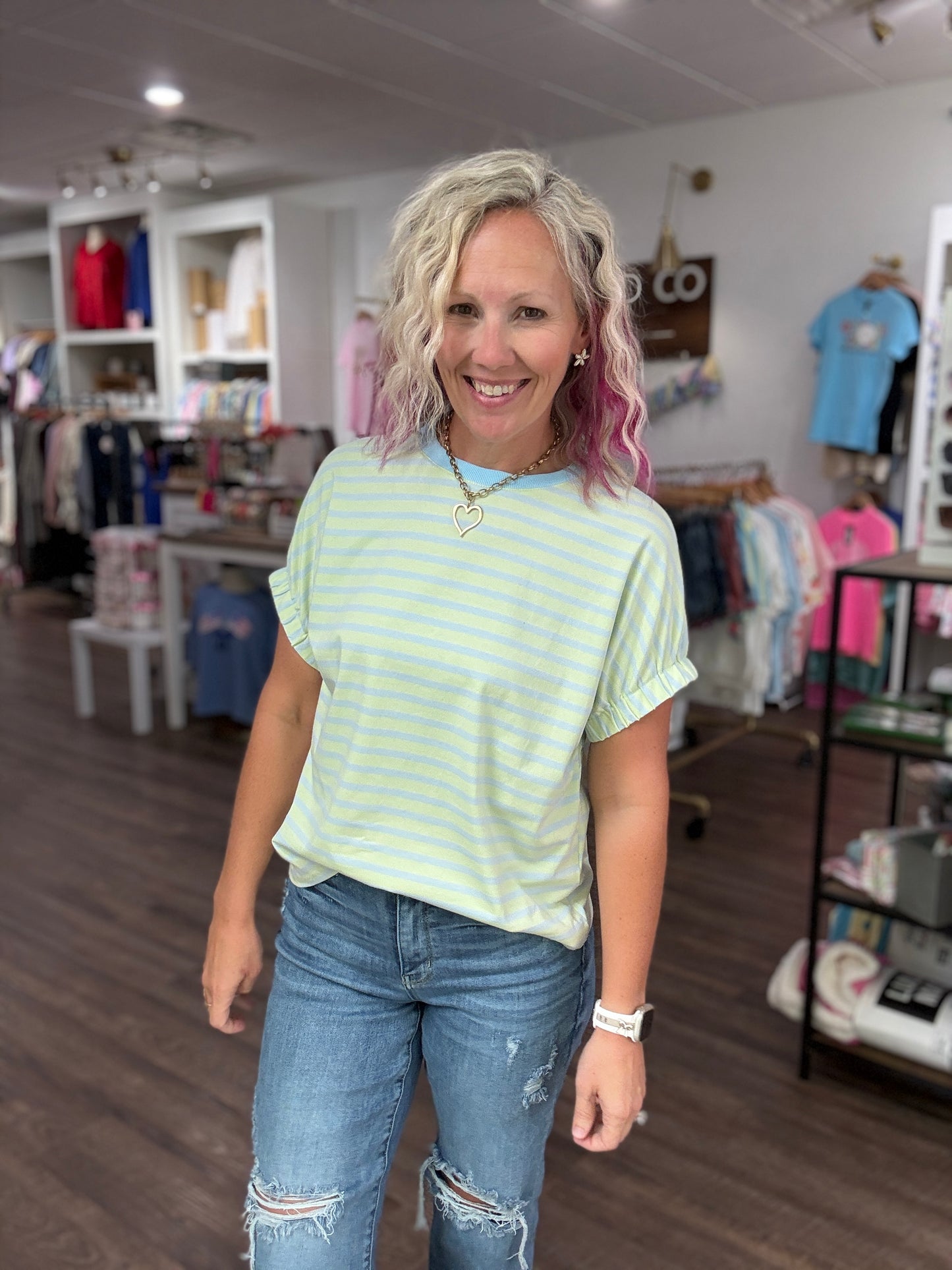 Lime Light Lane Top