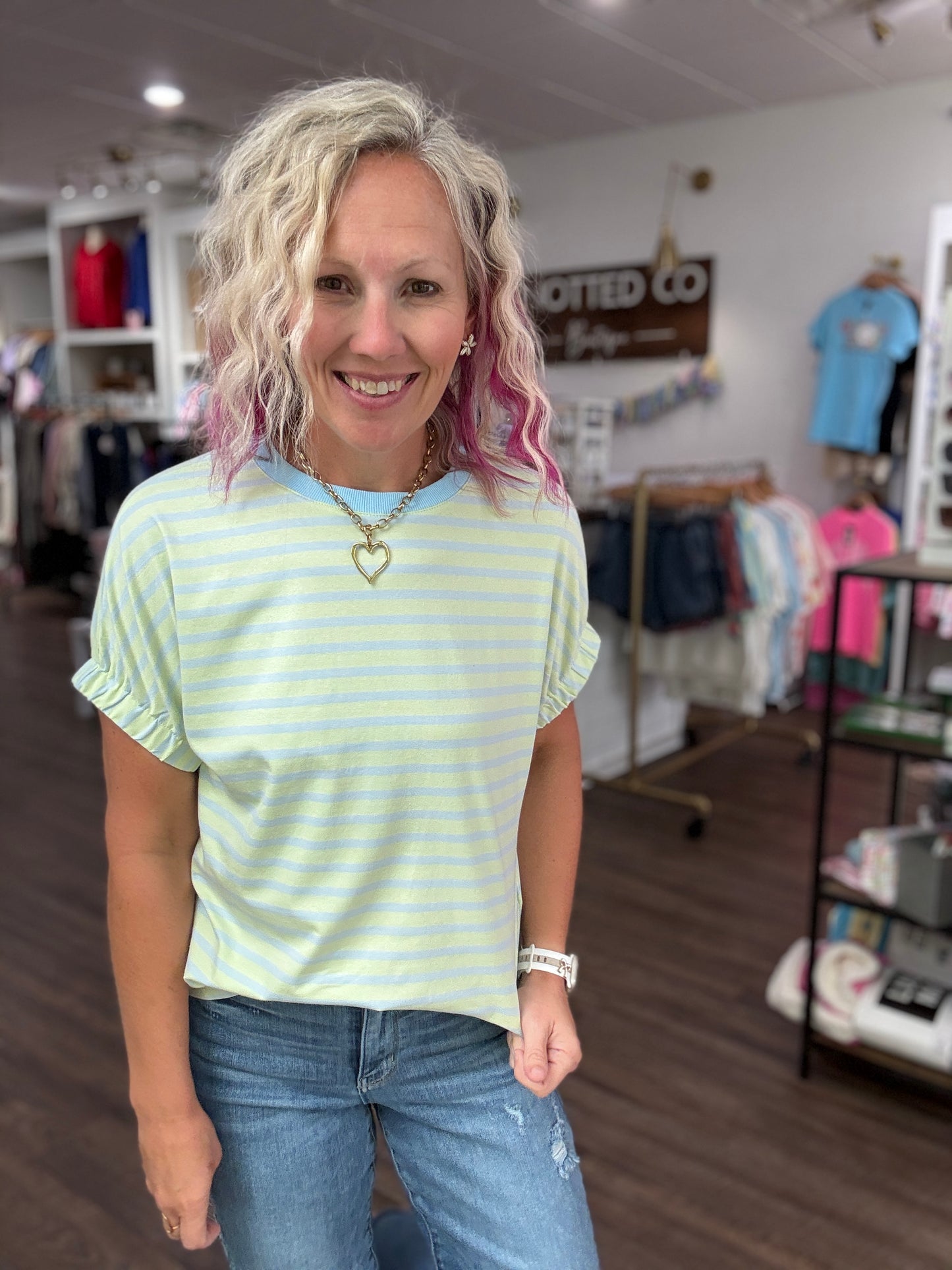 Lime Light Lane Top