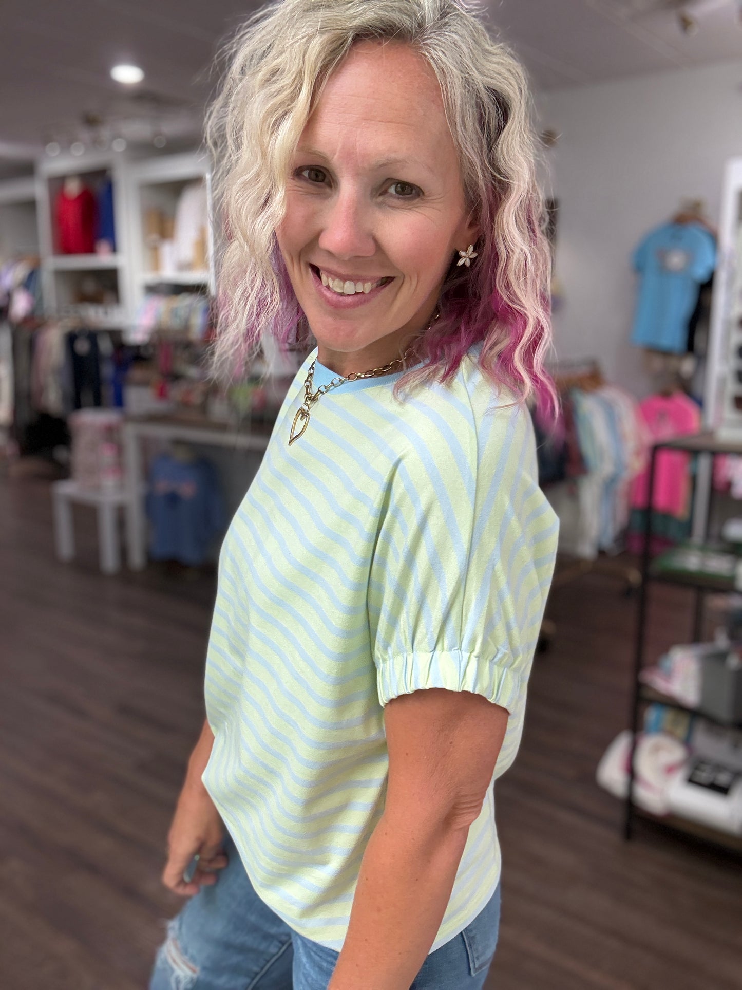Lime Light Lane Top