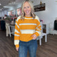 Jamie Striped Sweater- Yellow