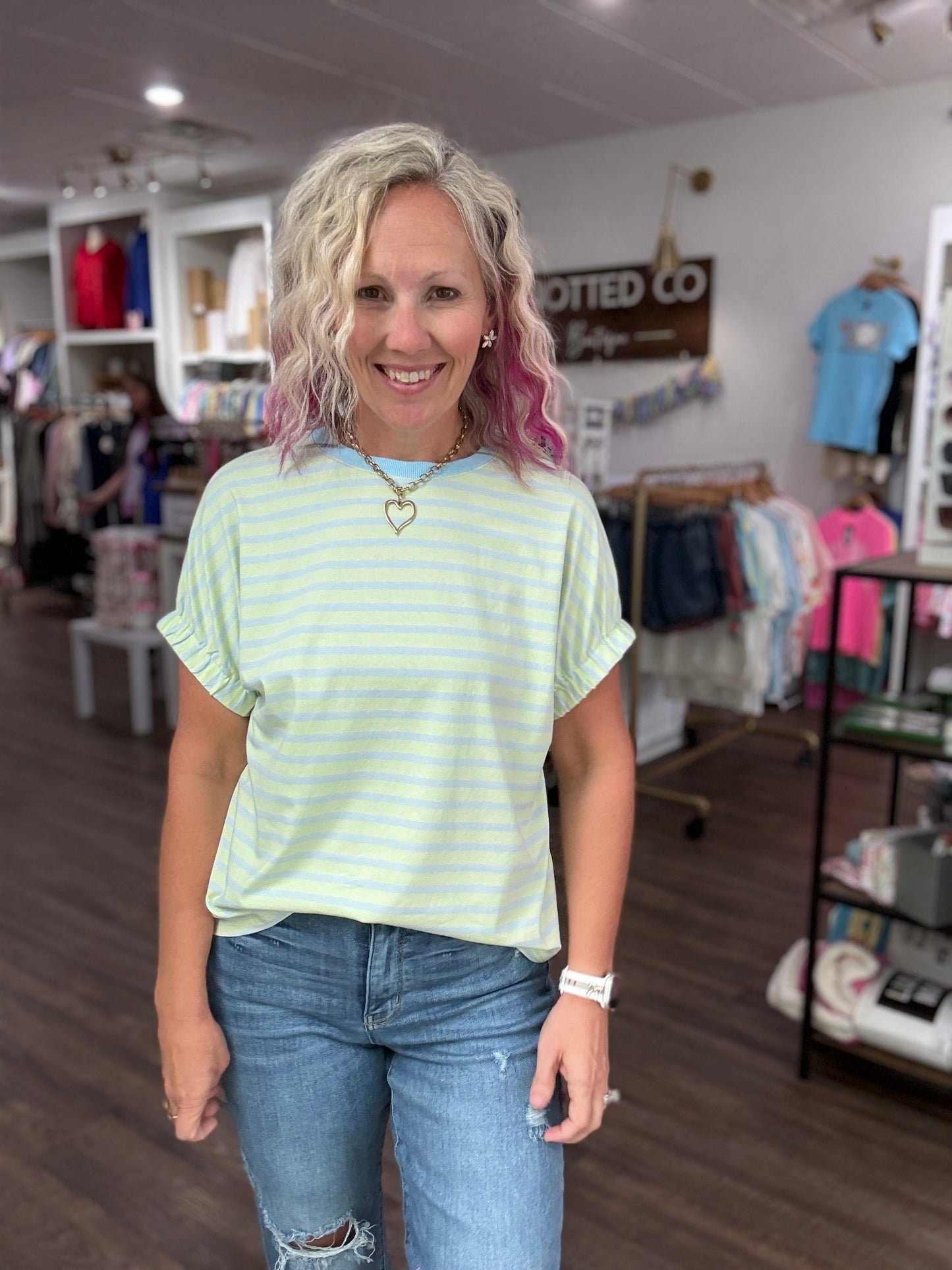Lime Light Lane Top