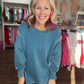 Classic Crew Pullover- Blue