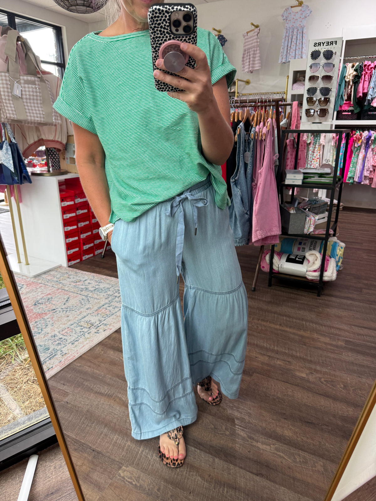 Carefree Denim Pants