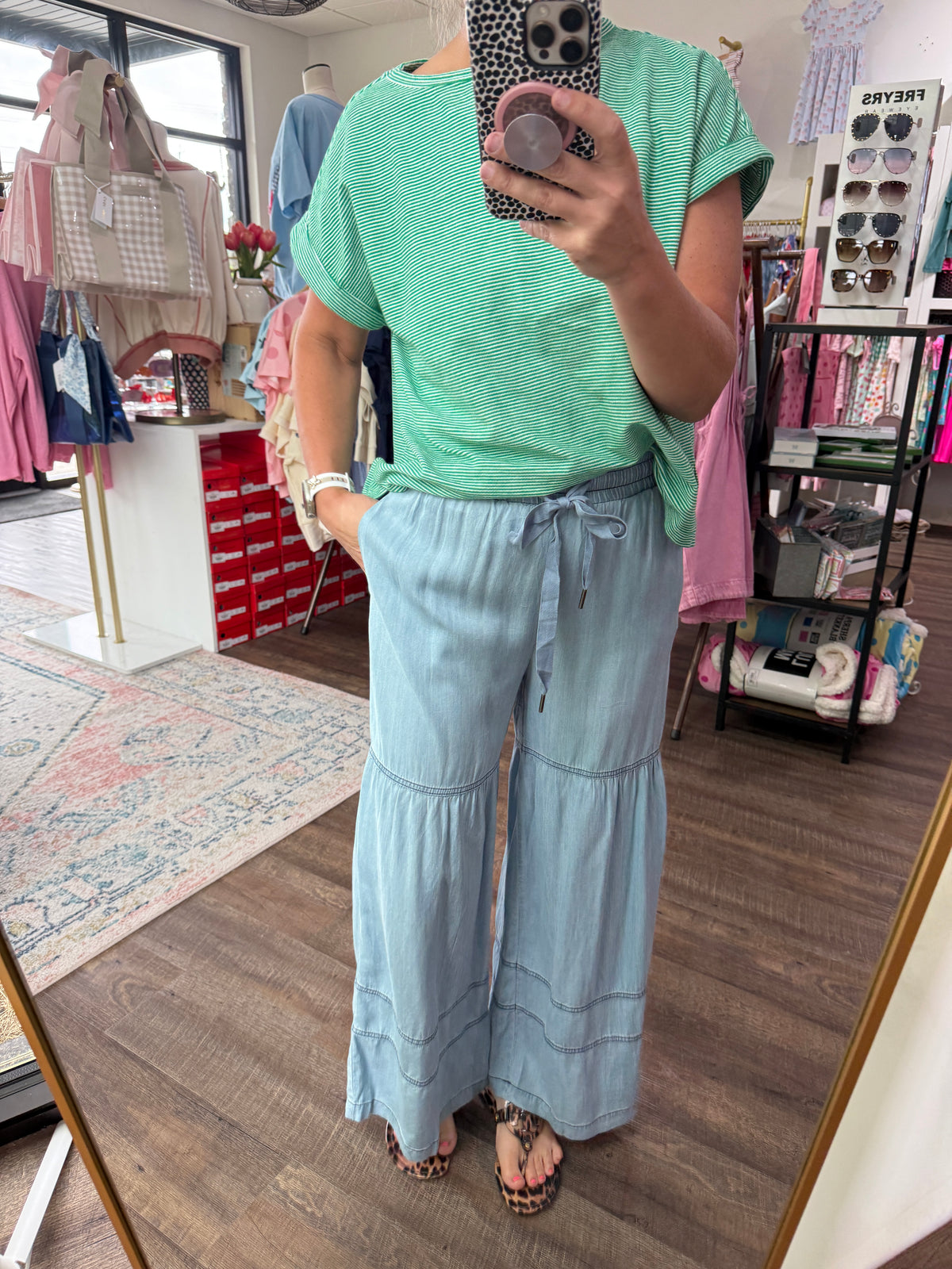 Carefree Denim Pants