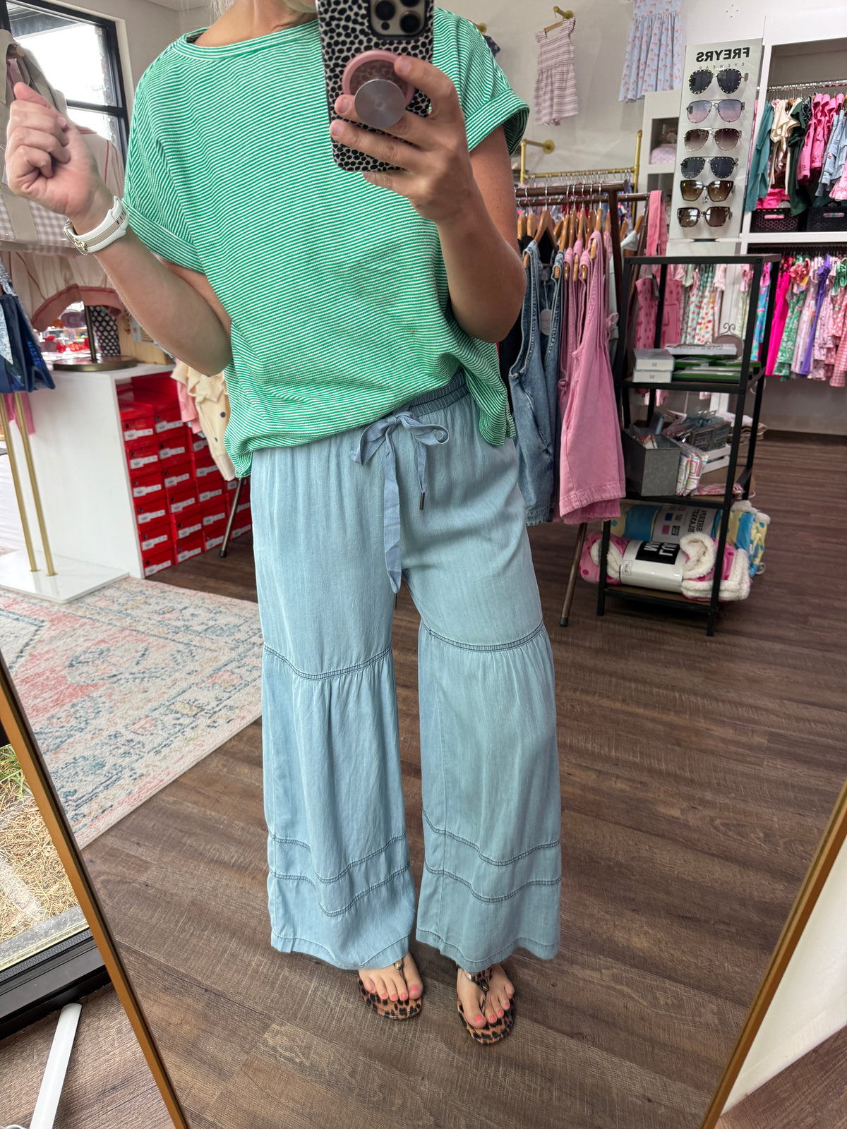 Carefree Denim Pants