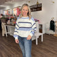 Jamie Striped Sweater- Blue