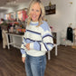 Jamie Striped Sweater- Blue