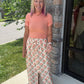 Summer Sunset Ribbed Tee