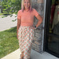 Peach Blossom Maxi Skirt