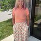 Peach Blossom Maxi Skirt