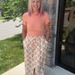 Peach Blossom Maxi Skirt