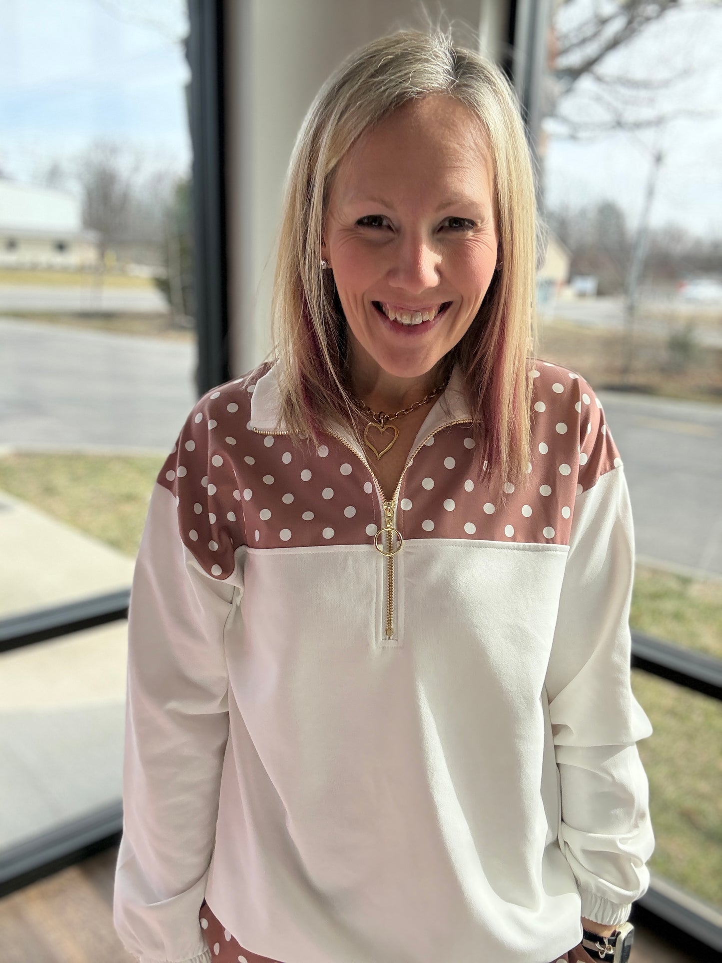 Mia Pullover- White Mocha